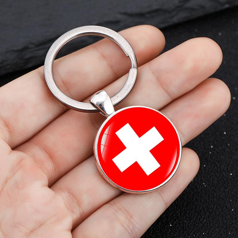 European Cup & World Cup National Flag Keychain Ornaments