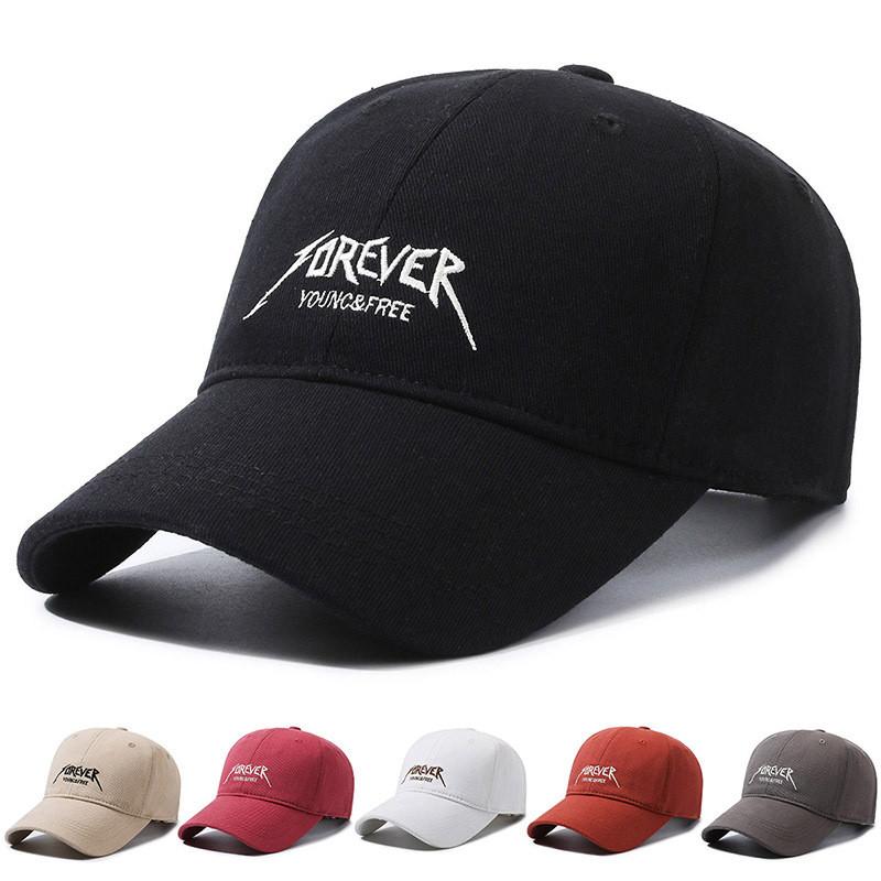 Embroidery Letters Foreve Cap Women Sunscreen Soft Top Outdoor Running Sports