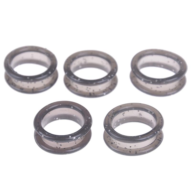 5Pcs/Set Silica Gel Hair Scissors Ring Cutting Barber Circle Shears Hairdressing