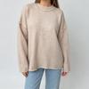 Women's Casual Oversized Pullover Sweater - Loose Fit Knit Top for Everyday Wear