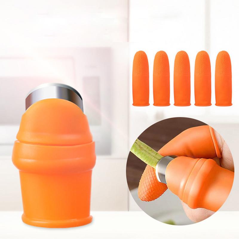 Silicone Finger Protector Picking Plants Cutting Vegetable Thumb Knife Garden Tools