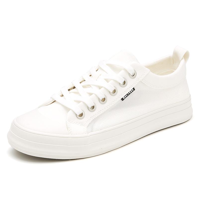 Shining The New Summer Mens Shoes Korean Style Trendy Versatile Fashion Casual Mens Cloth Shoes Breathable Mesh Shoes