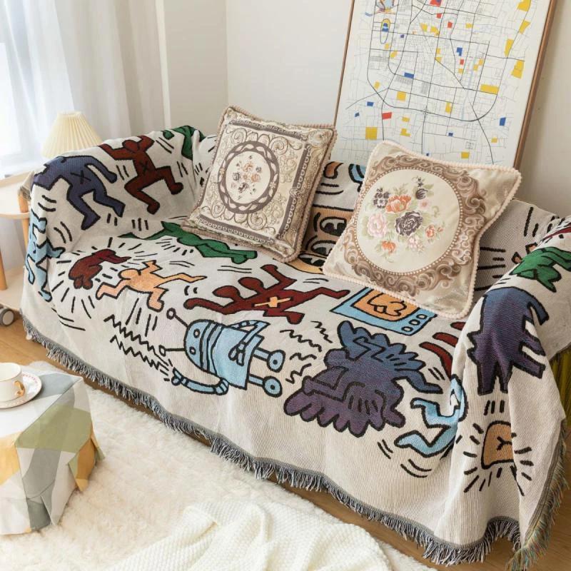 New Nordic Style Blanket Summer Camping Blanket Shawl Universal Sofa Towel Cover Cloth Full Cover Sofa Cushion Cover Blanket