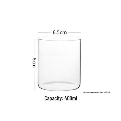 Tasse en Verre Résistante à la Chaleur en Verre Borosilicaté ZISIZ