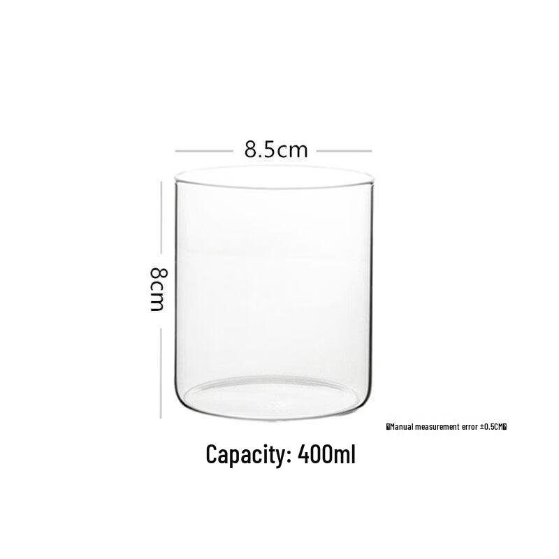 ZISIZ High Borosilicate Heat-Resistant Glass Cup