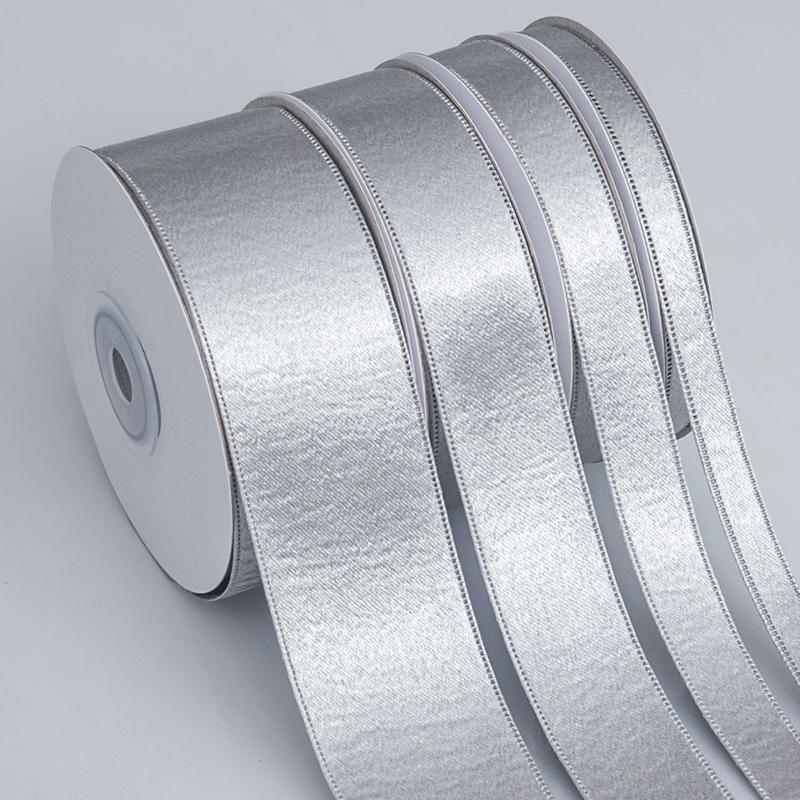 10Yards/roll Double Satin Ribbon DIY Hair Accessories Double Sided Flash Ribbon Bow Decoration 1/1.5/2.5/3.8cm