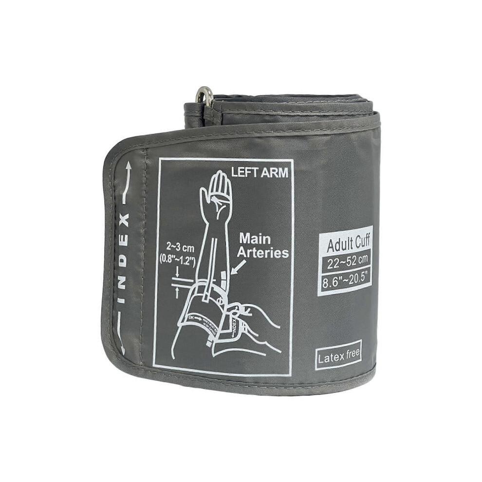 XXXL Blood Pressure Cuff, 9”-21.2” (22-53CM) Extra Large Cuff Compatible with Omron BP Monitor, Replacement XXX-Large Cuff for A