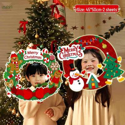 Christmas Handheld Photo Booth Props