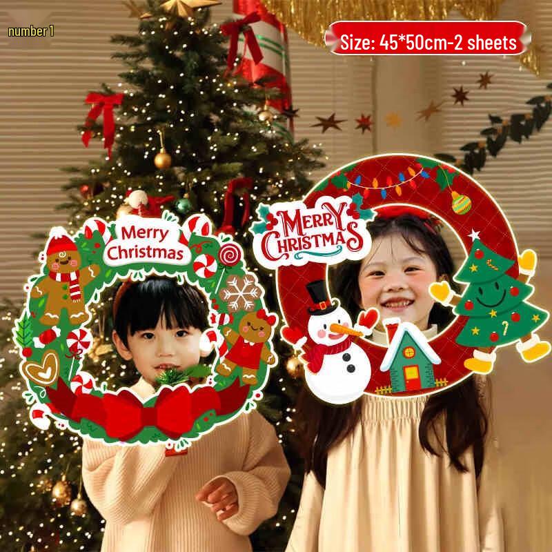 Christmas Handheld Photo Booth Prop Set