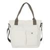 New Canvas Shoulder Bag Shopping Bag Large Capacity Crossbody Bag Purse Reusable Large Beach Bag Ladies