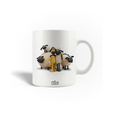 Ceramic Mug - Shaun the Sheep - Season 2 - 30cl - Dishwasher Safe - White