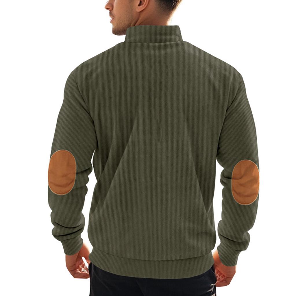 Men's Sweatshirt Loose Solid Color Outdoor Warm Breathable T-Shirt Top