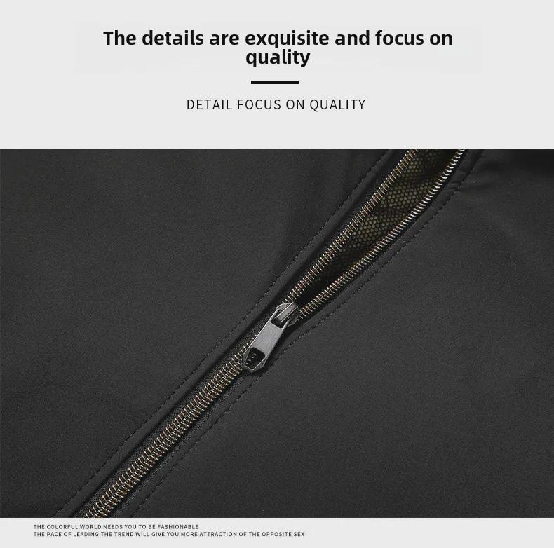 2024 Men's Winter Stand-Up Collar Jacket for Middle-Aged & Elderly, Plus Velvet, Thickened & Warm 