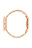 ARNE JACOBSEN ROMAN 53311-1631, 34mm, Nordic Design, Water Resistant (Quiet Design with No Second Hand), White with Rose Gold Bracelet