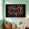 NBA Star Collection Poster: Giannis, Leonard, Curry & Lillard - Self-Adhesive Wall Sticker