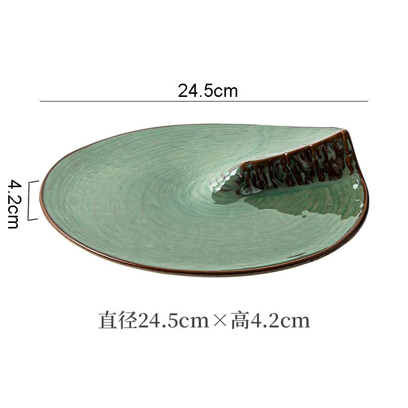 Creative Irregular Ceramic Dessert Plate Steak Plate Sushi Plate Service Plates Restaurant Molecular Cooking Specialty Tableware