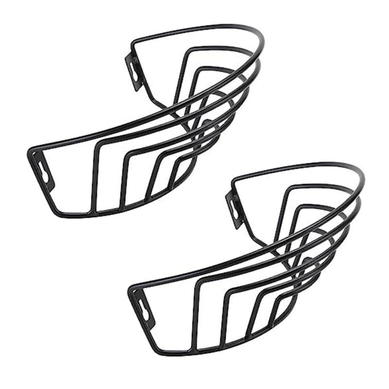 

Pack of 2 Hat Rack Baseball Cap Organizers Black Metal Hat Organizer for Wall Door Closet Hat Storage Rack Cap Holder 1