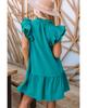 Azura Exchange Tiered Ruffled Sleeves Mini Dress with Pockets