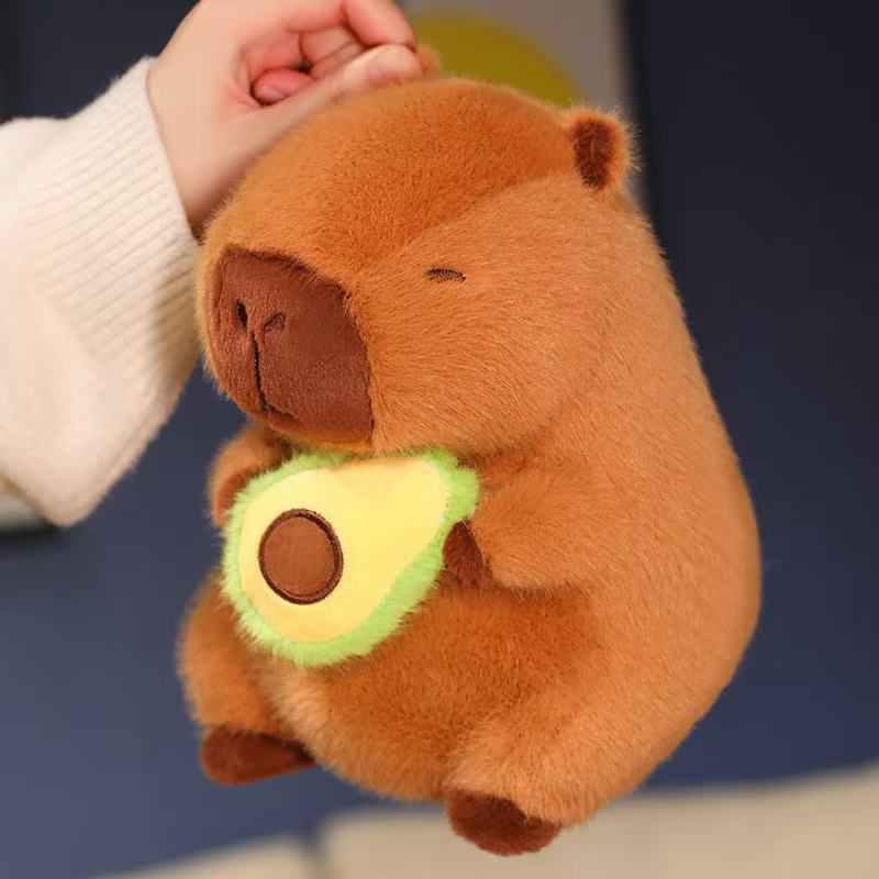 22cm Nieuwe Simulatie Capibara Schoudertas Serie Knuffel Pluche Speelgoed Cartoon Anime Schattig Cadeau Voor Kinderverjaardag Plezierpop 11cm-30cm