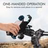 Bike Motorcycle Handlebar Phone Holder 360° Rotating Anti-slip Adjustable Cycling Cell Phone Holder Navigation Bracket