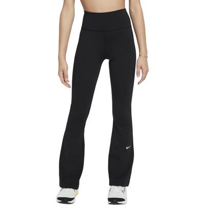 Dri-FIT High-Waisted Slim Fit Schlaghose Kinder Leggings Schwarz FZ5609010
