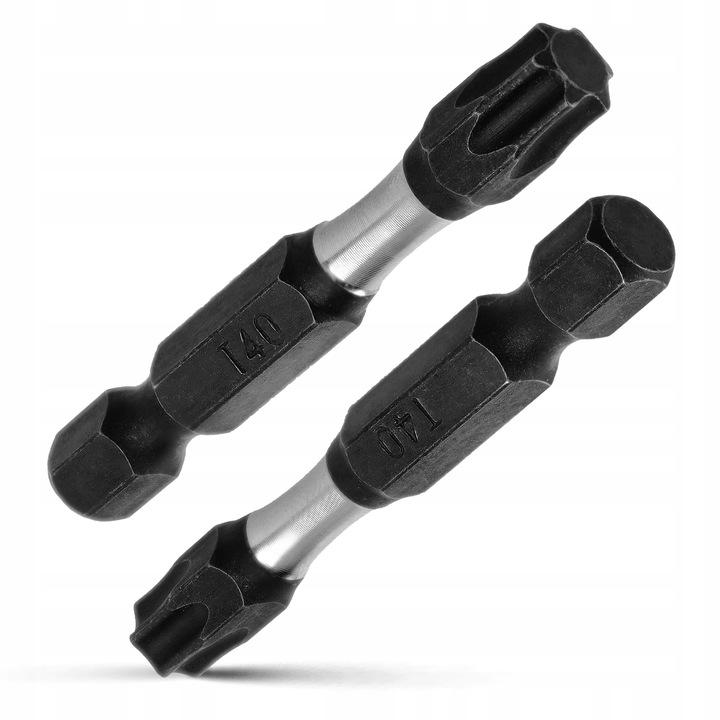 Impact Bit Impact Bits T40X50Mm Impact Screwdriver Bit 2 Pcs