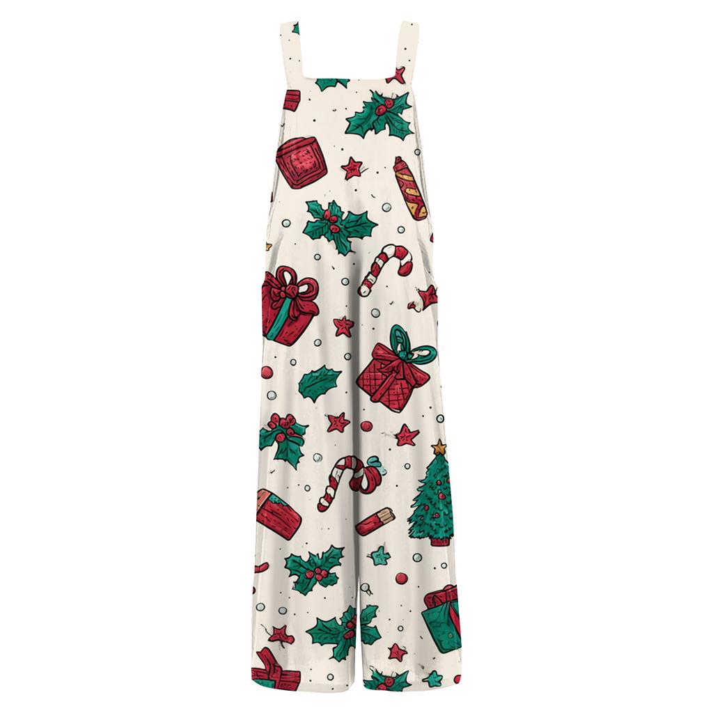 Dámský overal Potištěný Ležérní Volný Overal