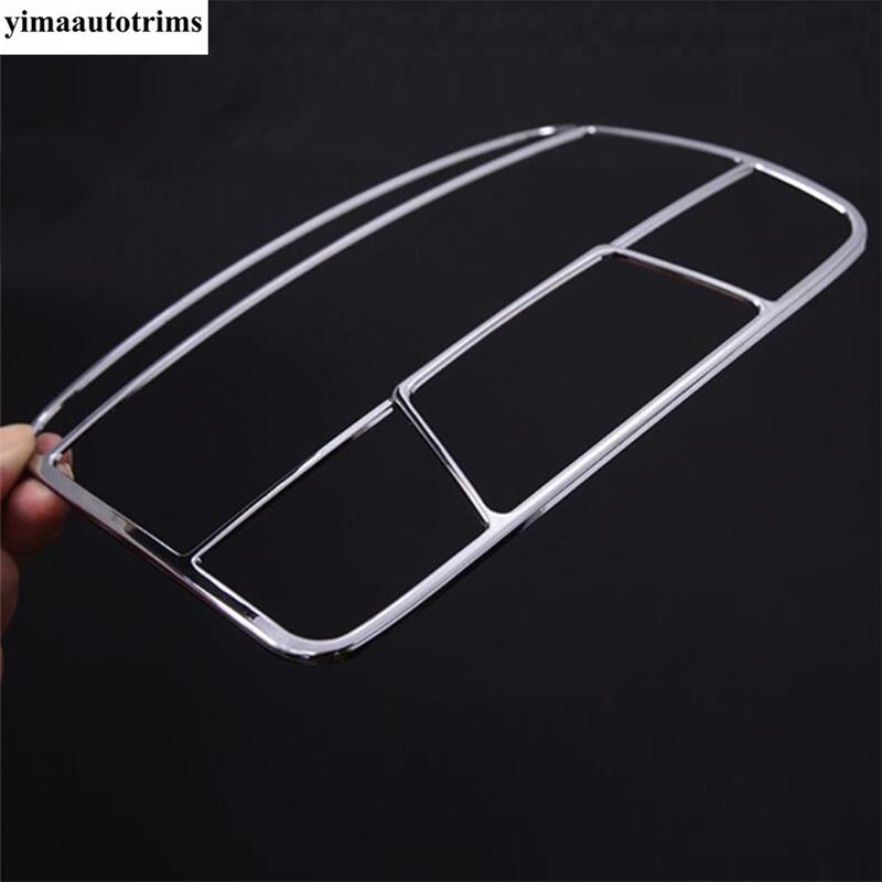 Roof Reading Lamp Light Frame Decoration Cover Trim For Mercedes Benz C CLASS W205 / GLC X253 2015 - ABS Chrome Accessories