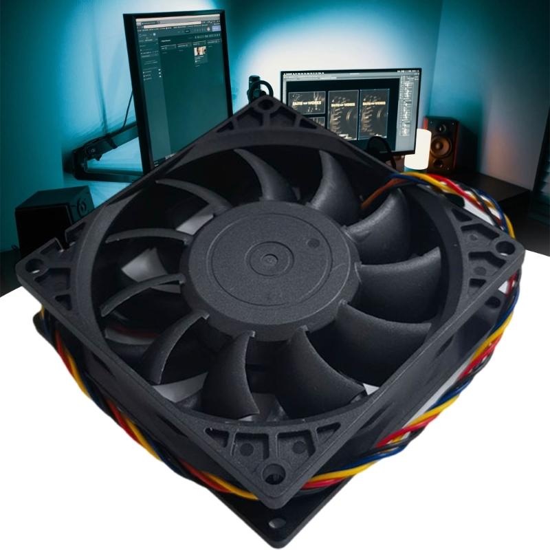 FFB0912SH 92x92x25mm DC12V 1.04A 4100RPM Cooling Fan, Low Noise High Airflow for Electronic Devices