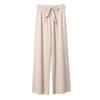 Ice Silk Women's Summer High-Waist Slimming Wide-Leg Pants