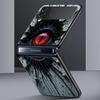 Spooky Scary Red Eye Hard PC Phone Case For Samsung Galaxy Z Flip 7 6 5 4 Black Cover For Galaxy Z Flip 3 Foldable Fundas Shell