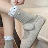 Contrasting Color Luo Kou Small Polka Dot Socks Lace Medium Tube Socks Cartoon Kt Cat Pendant Stacking Socks Jewelry Socks