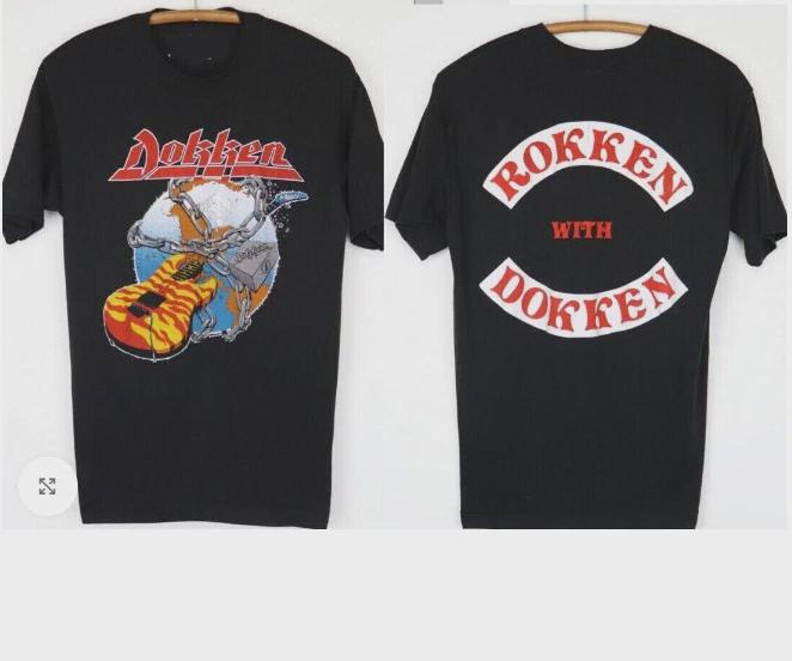 Vintage Graphic Dokken   Rokken With Dokken   T-shirt Unisex Size S-4XL 4XL