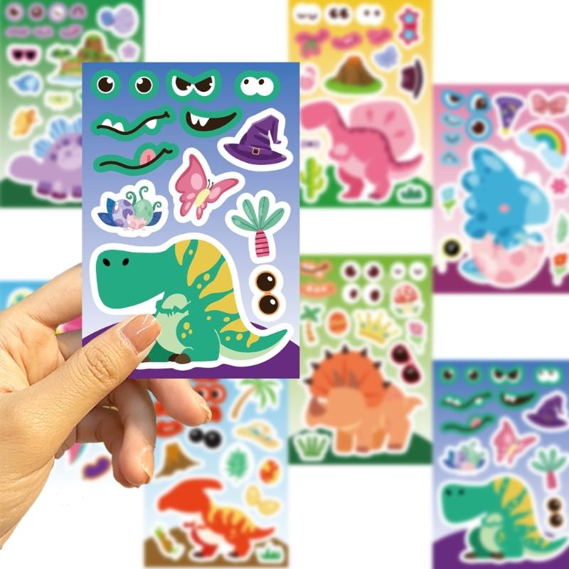 Dinosaur Sticker Collection For Childrens Crafting Interactives Learning And Classroom Decorations