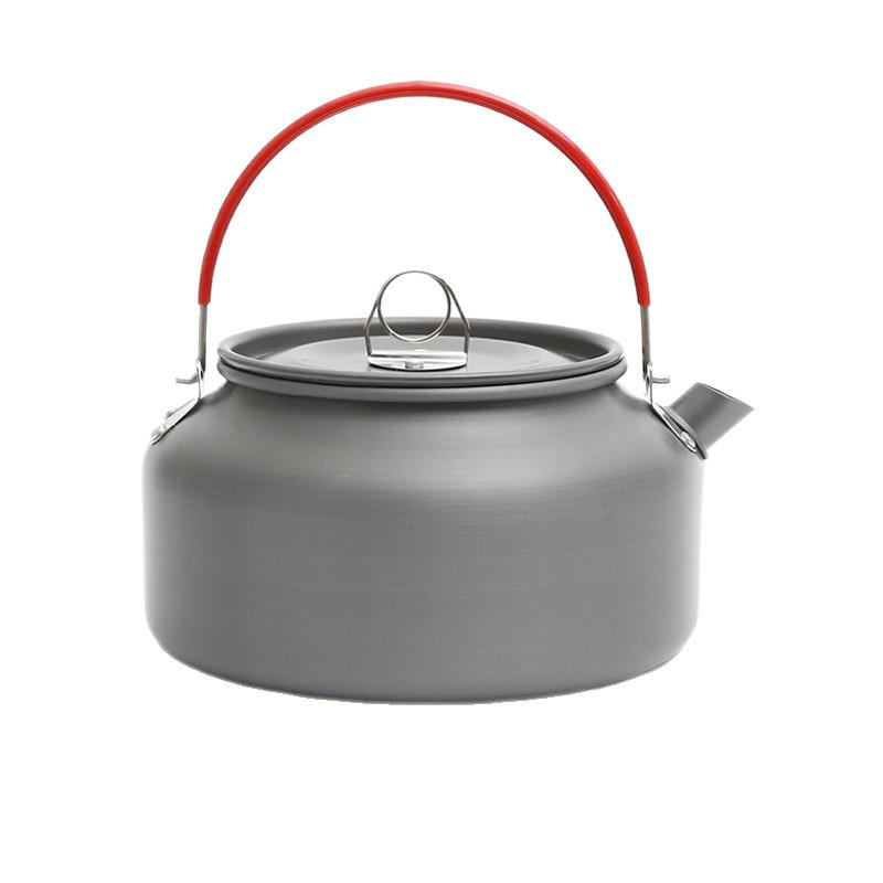 Portable Outdoor Coffee & Tea Kettle Set - 1.2L & 1.8L Camping Cookware with Pots and Pans
