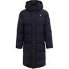 Casacos de Penas Masculinos Azuis com Capuz Jaqueta Puffer Moderada MCJ120-023