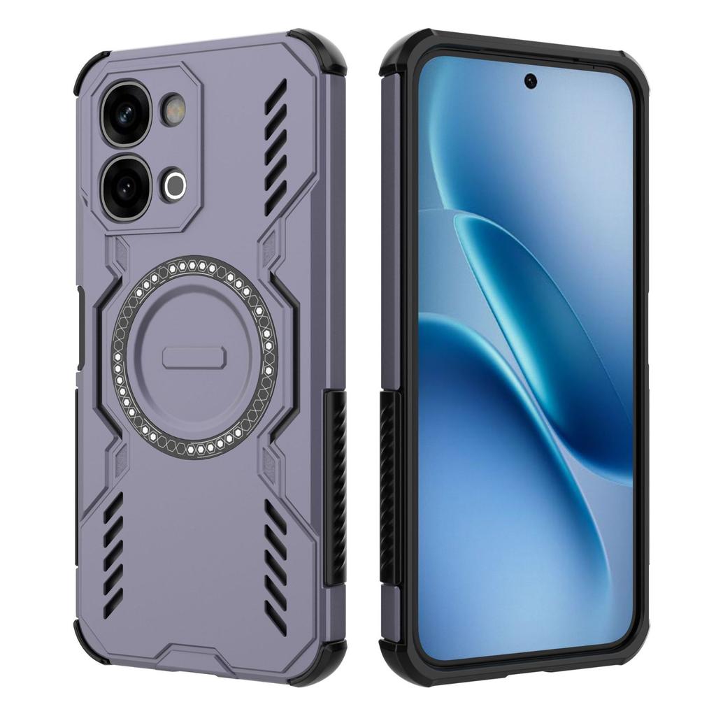 For For Vivo iQOO Z11X 5G Magnetic Case,Heat Dissipation Shockproof Phone Cover for Vivo iQOO Z11X 5G