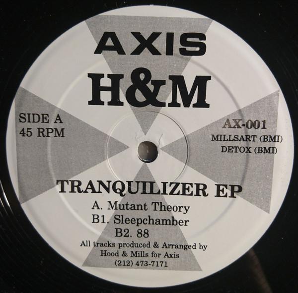 

12-дюймовая пластинка H&M - Tranquilizer EP AX001 Axis 1992 США Дэнс и Электроника Б/У