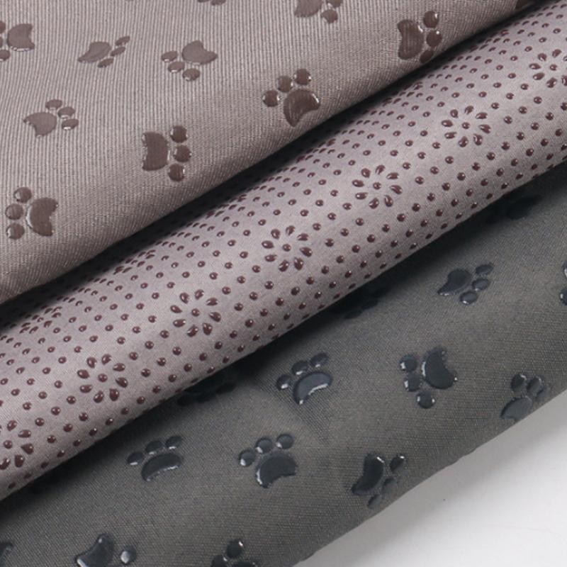 1meter Plum Blossom PVC Drip Molding Anti-slip Fabric Twill Fabric Upholstery Fabrics for Sewing Sofa Seat Cushion Decor
