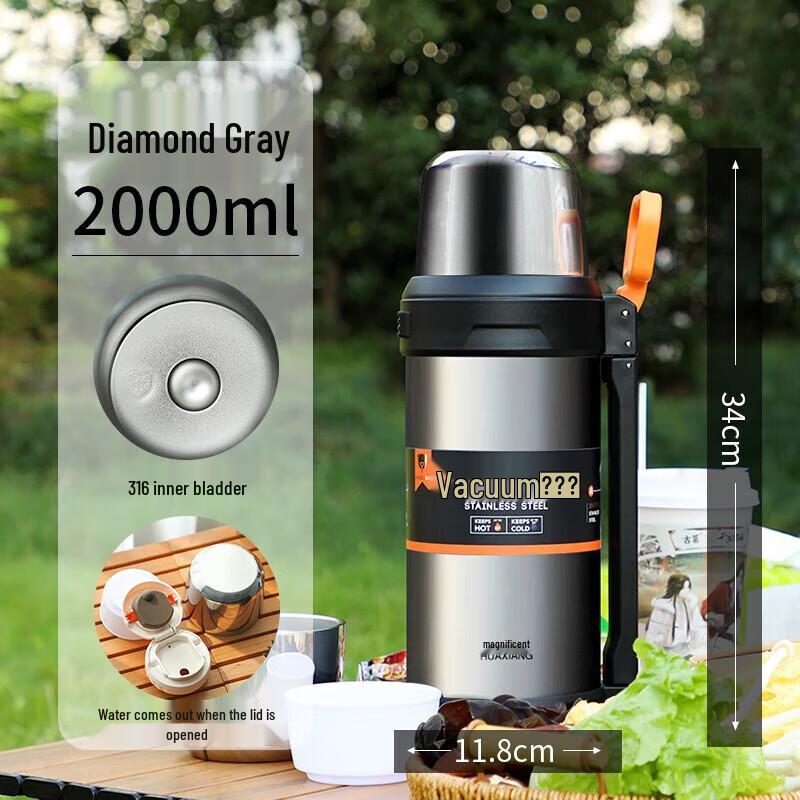 HOAOR Large Capacity Stainless Steel Insulated Pot