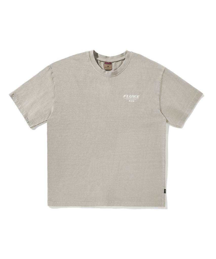 Peullukeu Carabiner Pigment Short Sleeve T-Shirt Beige Fst744