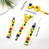 Clown Print Suspender Bowtie Set Fashionable Polyester Suspenders Belt for Enhancing Everyday and Event Look