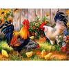 Complete Kit - Diamond Painting - AIMOONSA - Rooster - 45 X 35 Cm - Rhinestones - From 9 Years