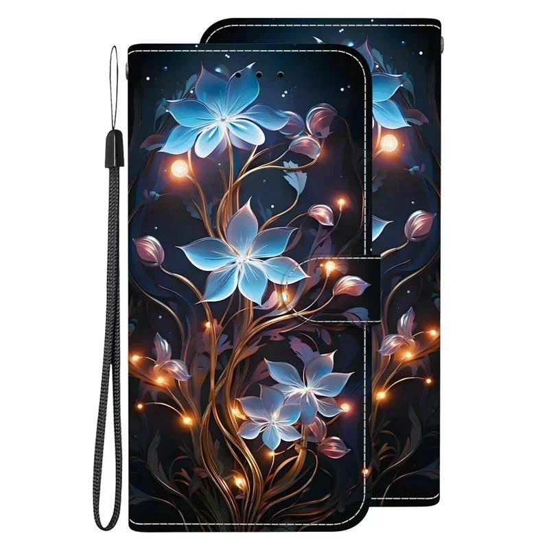 Capa A25 Hoesje voor Samsung Galaxy A25 SM-A256E Cartoon Lederen Hoesje voor Samsung Galaxy A25 A 25 Etui Telefoonhoesje Portemonnee Boekhoes