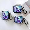 Purple Butterfly Case For Airpods 1 3 Pro Pro3 2 4 Pro2 Earphone Cases Cover