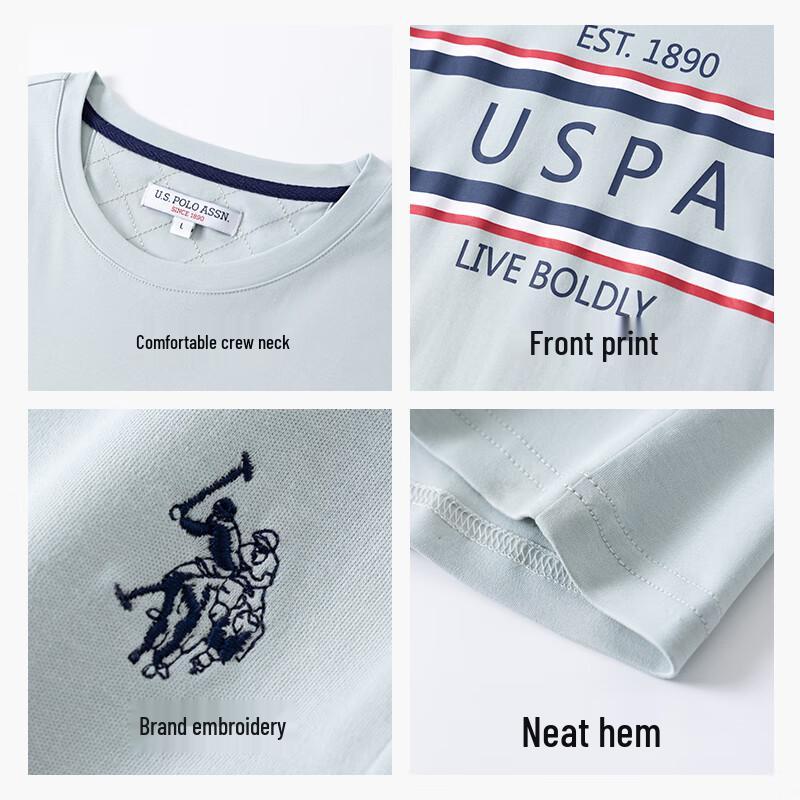 U.S. Polo Assn. Men's Pure Cotton Short Sleeve T-Shirt