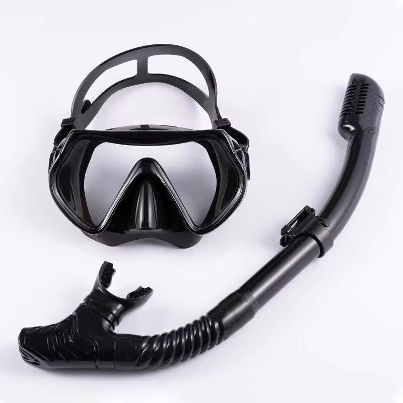 PULIAN Freediving Mask & Dry Snorkel Set