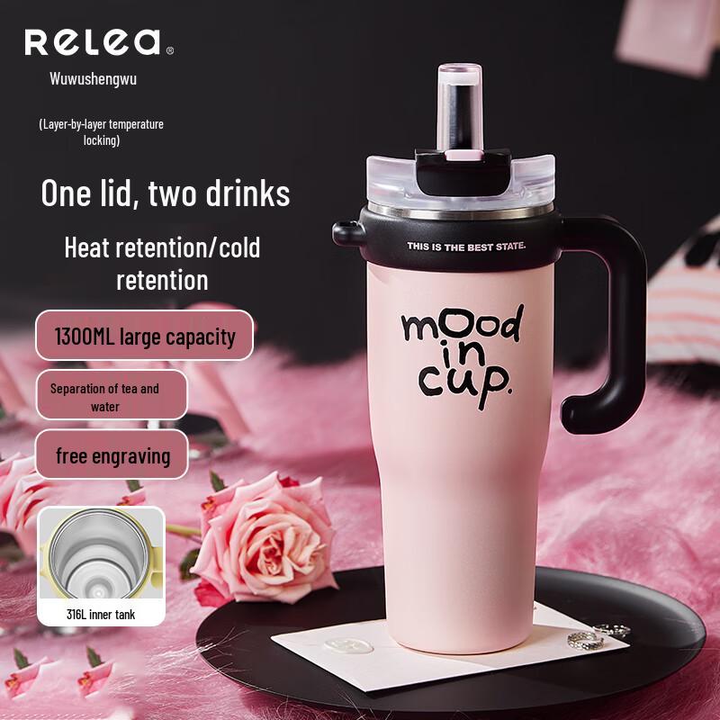 RELEA Powerguard 1300ml Insulated Mug with Handle