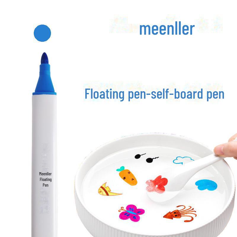 Kids' Internet Star Magic Color Water Doodle Pen Set, Erasable Fun 12 Colors for Whiteboard Drawing