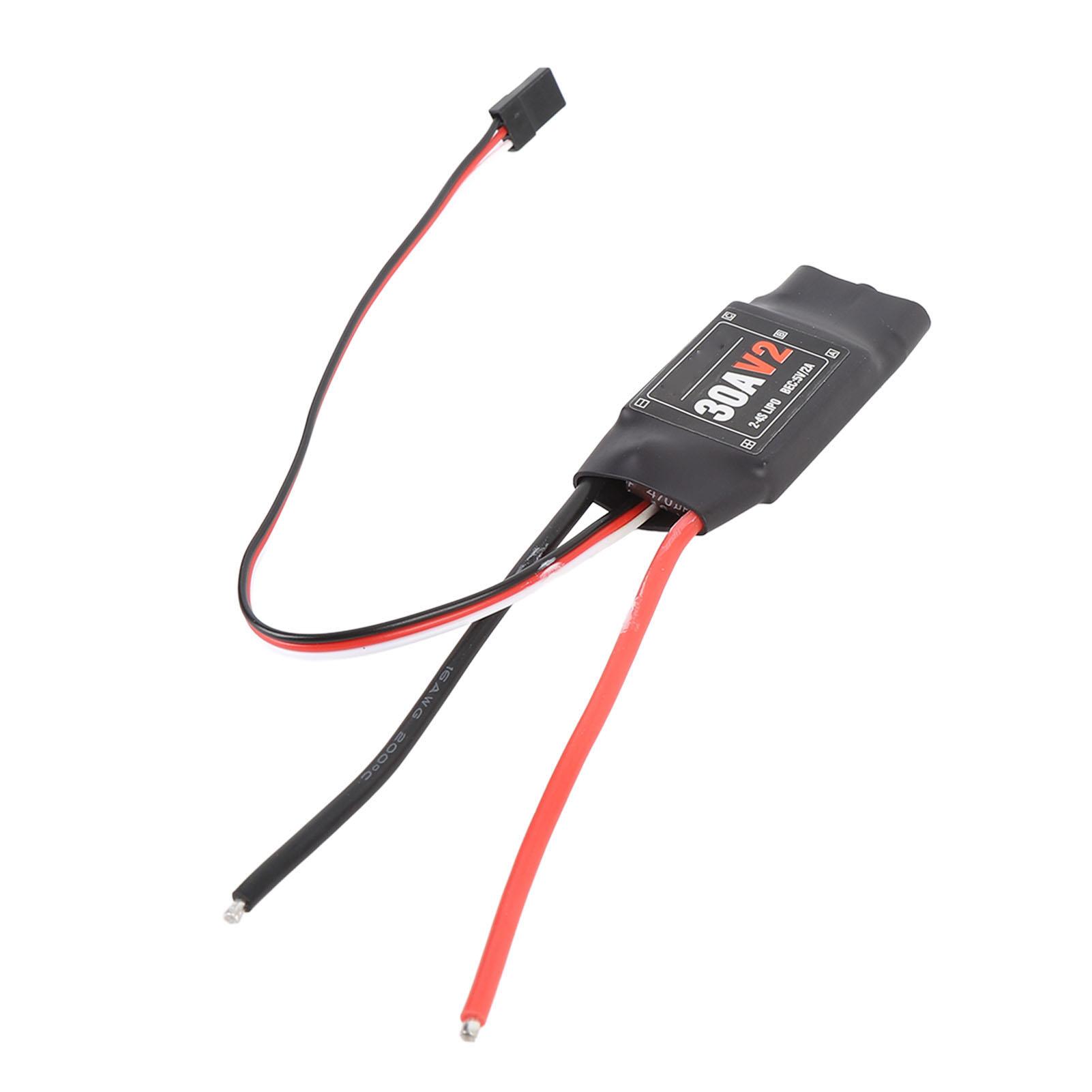 

30A V2 RC Brushless ESC Electronic Speed Controller for Fixed Wing Quadcopter Multi Axes Airplane